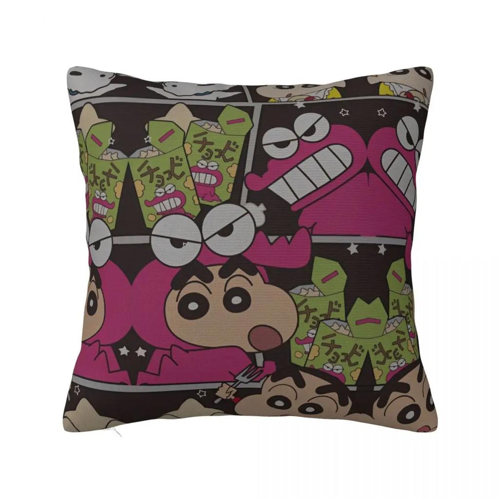 Cartoon Throw Pillow Covers Living Room Decoration Printed Sofa Cushion Cover Polyester Soft Pillowcase