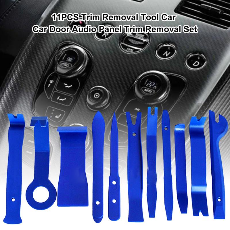 Car Trim Removal Tool Kit 11Pcs Door Panel Remover Tools For Auto Upholstery Repair Dashboard Audio Console Radio Installer