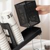 Multifunctional Disposable Cup Holder Single/Double Row Water Cup Organizer  Countertop Organizer