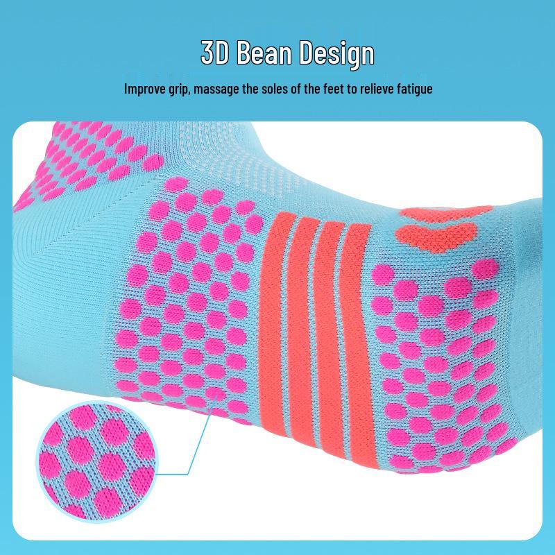 Unisex Terry Bottom Sports Ankle Socks - Pressure Running, Badminton & Cycling Socks
