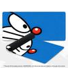 Large Mousepad Dark Monochrome Evil Grin Face Mousepads Keyboard Mat Deskpad Pc Game Art Desk Mats For Office Laptop Desktop