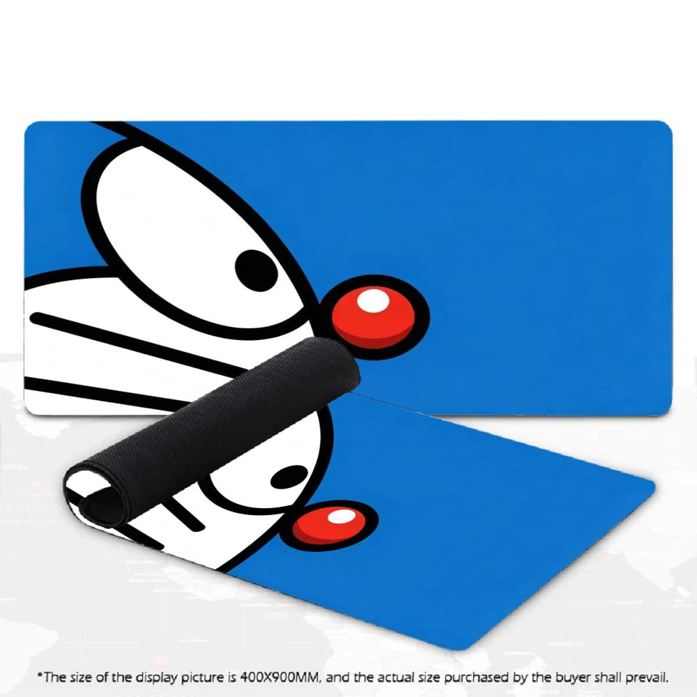 Large Mousepad Dark Monochrome Evil Grin Face Mousepads Keyboard Mat Deskpad Pc Game Art Desk Mats For Office Laptop Desktop
