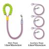 Hands Free Double Dog Leash with Soft Padded Handle Wear-resistant Adjustable No Tangle Dog Walking Rope Pet Outdoor Supplies