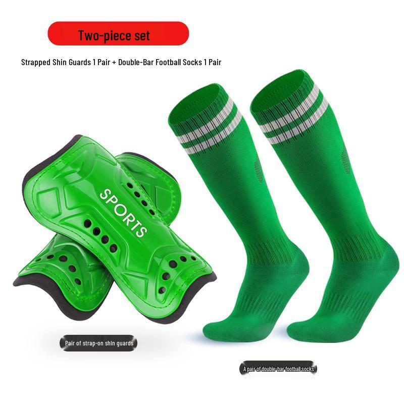 

Cross-Border Hot Selling Football Protective Gear: Shin Guards & Long Socks Set