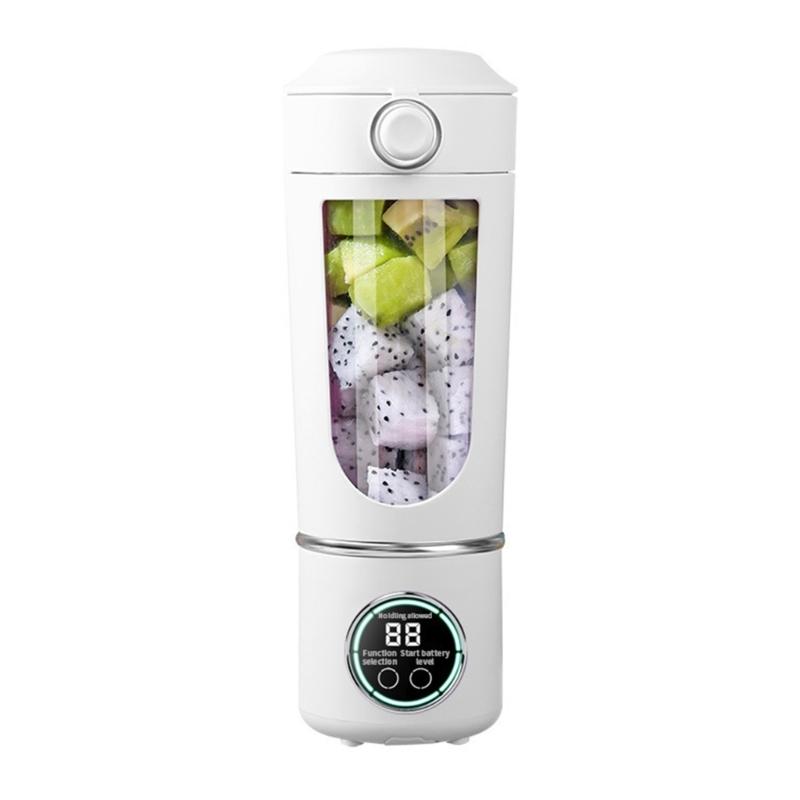 700ml Smoothie Blender Portable USB Rechargeable Juicer with High Speed Motor Mixing Cup for Protein Shakes and Juices