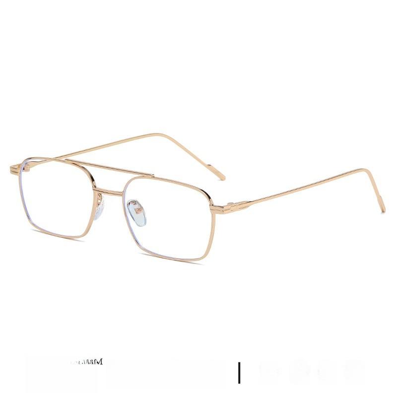 Metal Square Sunglasses With Uv400 Protection For Outdoor Activities And Fashion Style