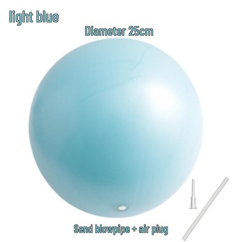 Explosion-proof 25cm Wheat Straw Pilates Ball for Yoga, Fitness, and Postpartum Exercise