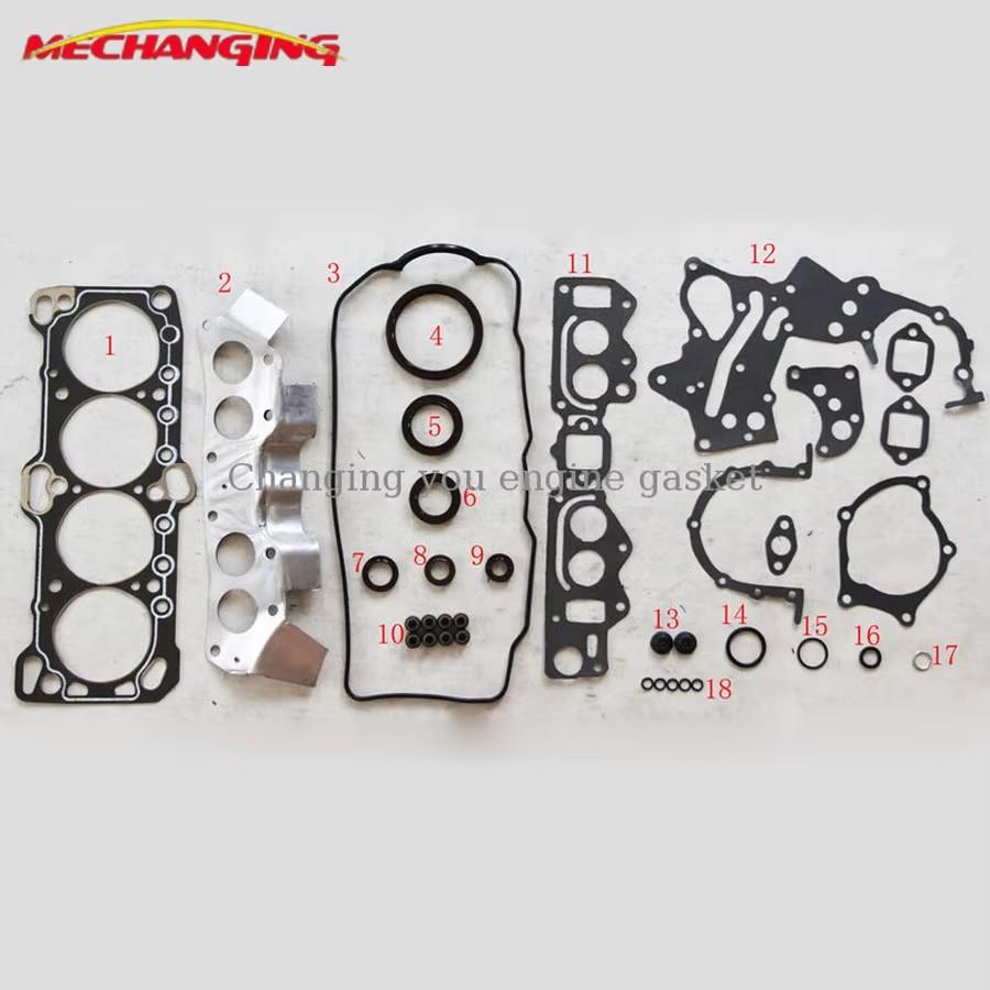 G4CS For HYUNDAI SONATA H100 H1 2.4 Engine Rebuilding Kits Engine Seal Gasket Set Full Set Engine Gasket 20910-32B01 50173800