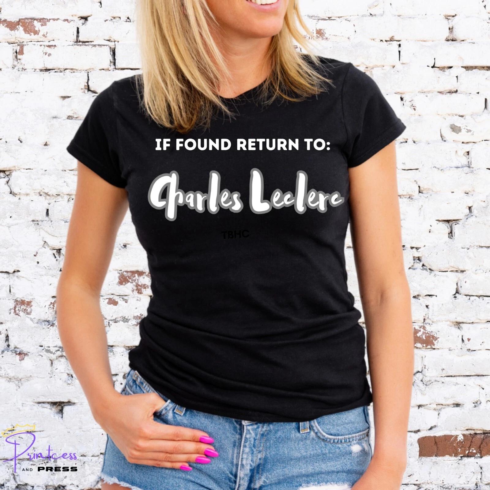 IF FOUND RETURN TO CHARLES LECLERC T-Shirt, Unisex/Lady Fit 4XL
