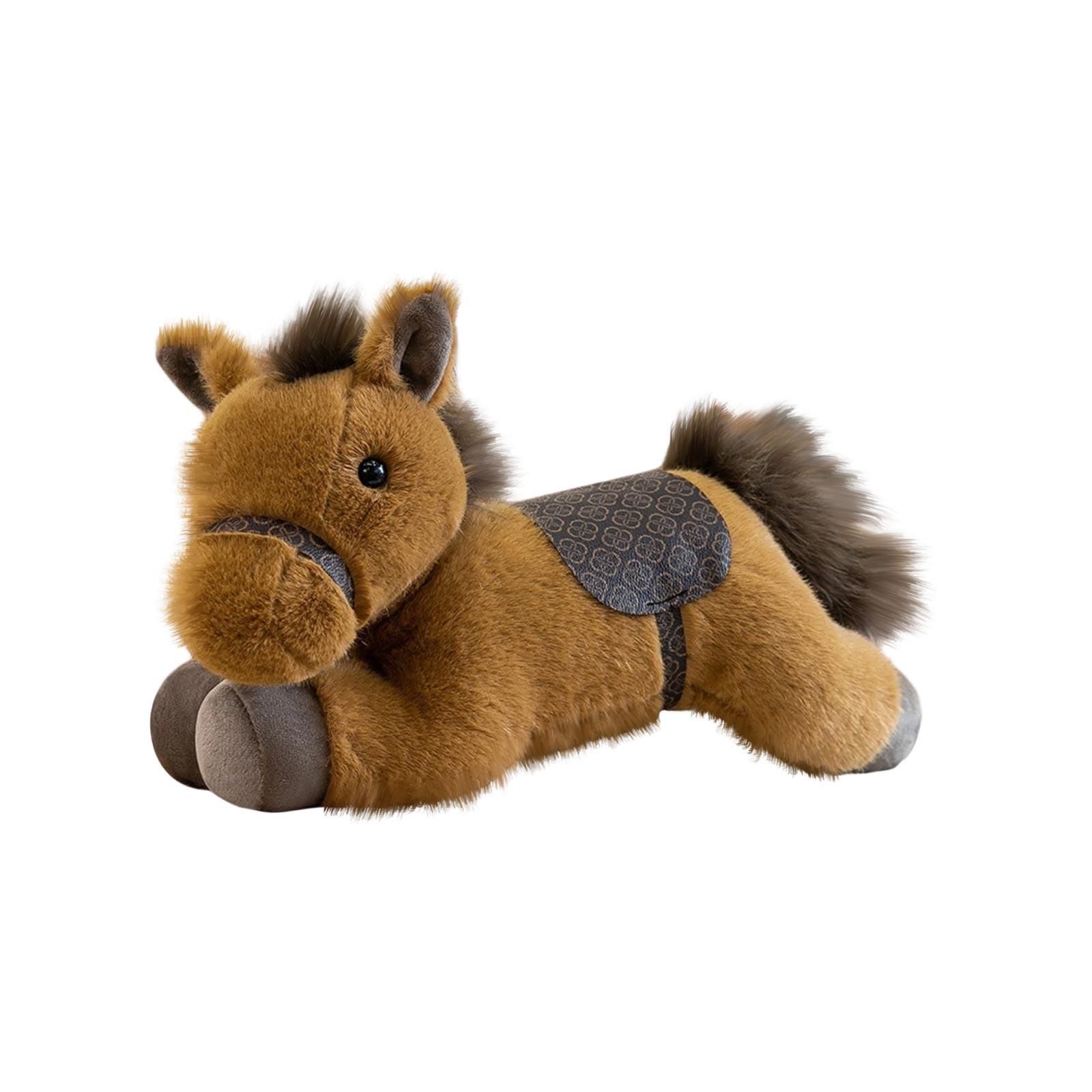 Horse Year Flattery Pillow, Horse Year Mascot Plush Toy One Size