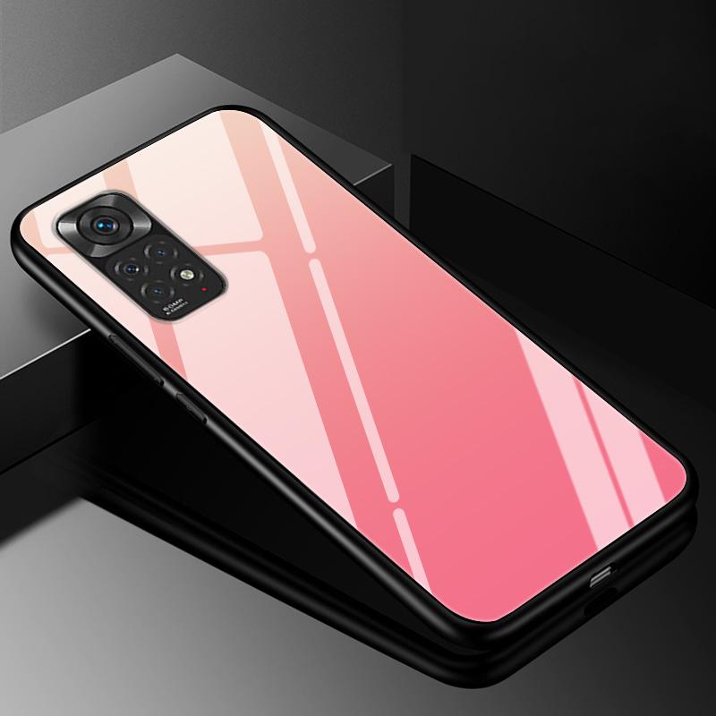 Gradient Tempered Glass Case For Xiaomi Redmi Note 11 Pro Plus 11pro+ 12 11E 10 8 9 Pro 11s 9t 8T 10s 9s Protective Glass Cover