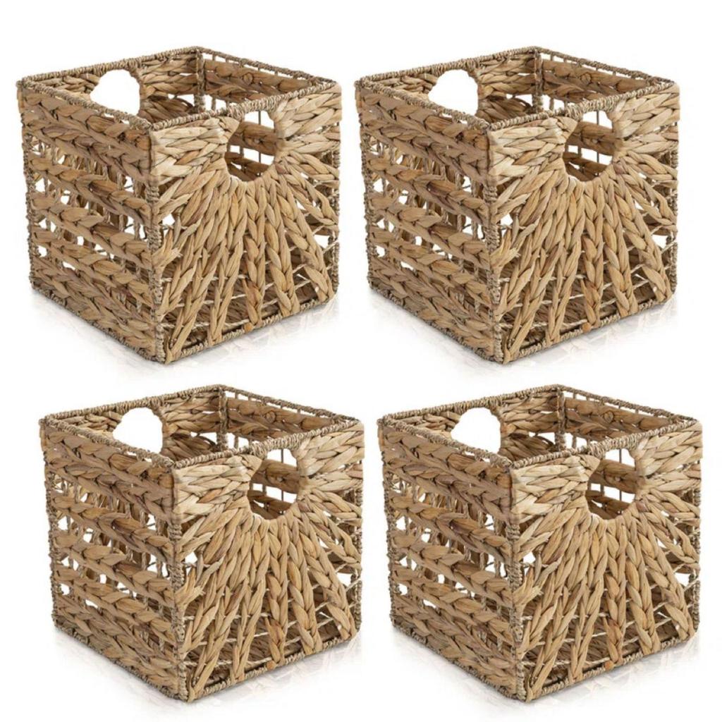 Handmade Rattan Gourd Grass Storage Basket for Sundries, Snacks & Fruits