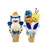 8pcs/set Pokemon Action Figure Decor Ice Cream Toys Monster Pikachu Gengar Snorlax Slowbro Psyduck PVC Figure