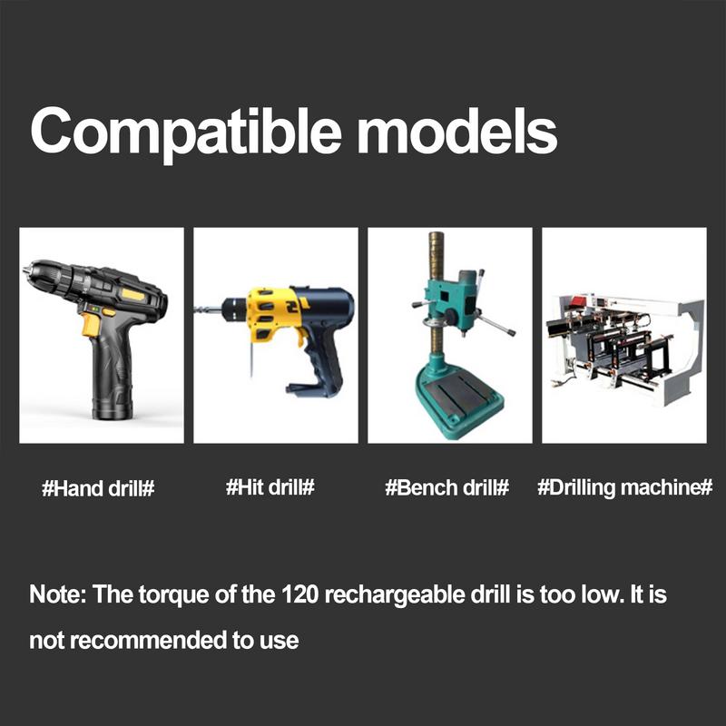 10mm Shank Drill Bit Core Limiter Countersink Drills Router Bit Woodworking Tool With Hexagon Wrench Woodworking Tools
