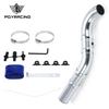 Universal 3 "76mm Air Inlet Pipe Aluminum Alloy Set Turbo Inlet Tube Direct Cold Air Filter Injection System Car Intake Pipe Set