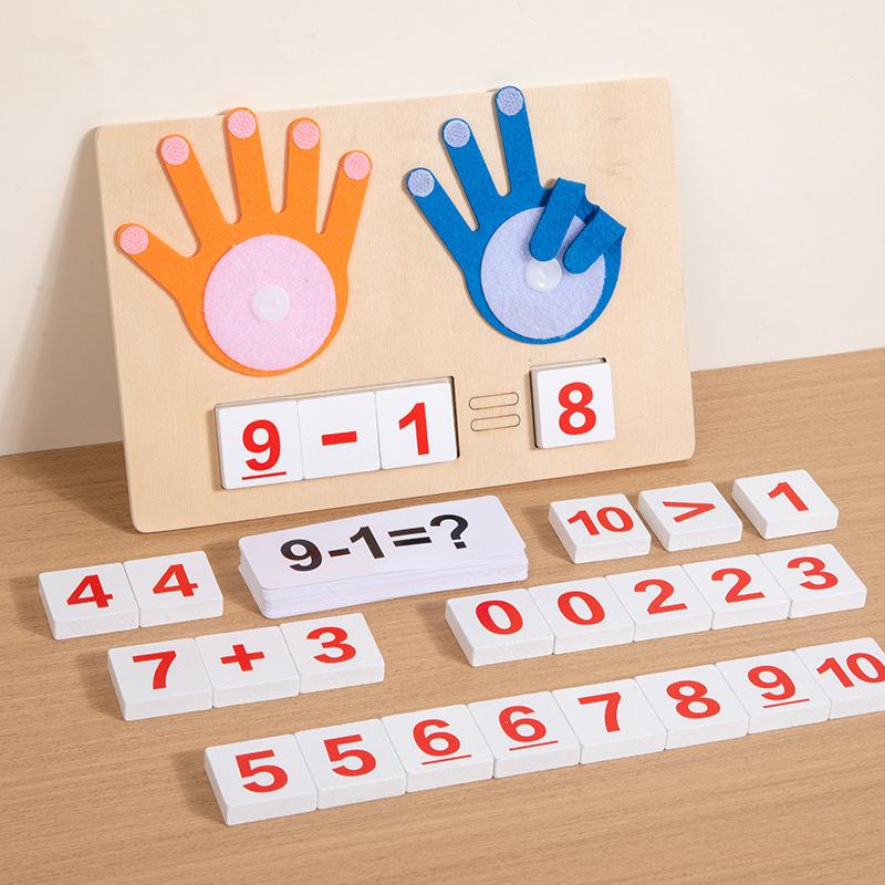 Clip Beads Number Decomposition Operation Learning Educational Toys Color Cognition Arithmetic Pairing Children'S Early Education Games