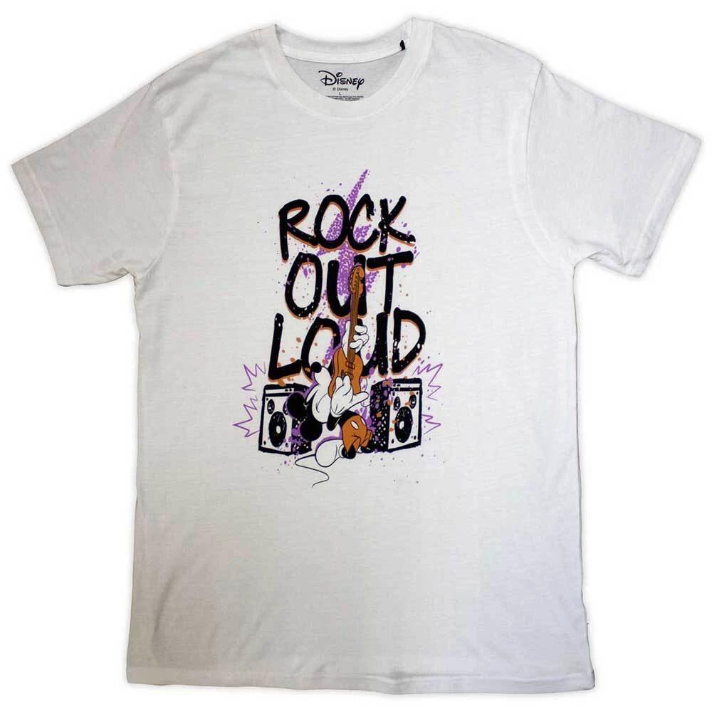 Mickey Mouse Unisex T-Shirt: Rock Out Loud (Small) S
