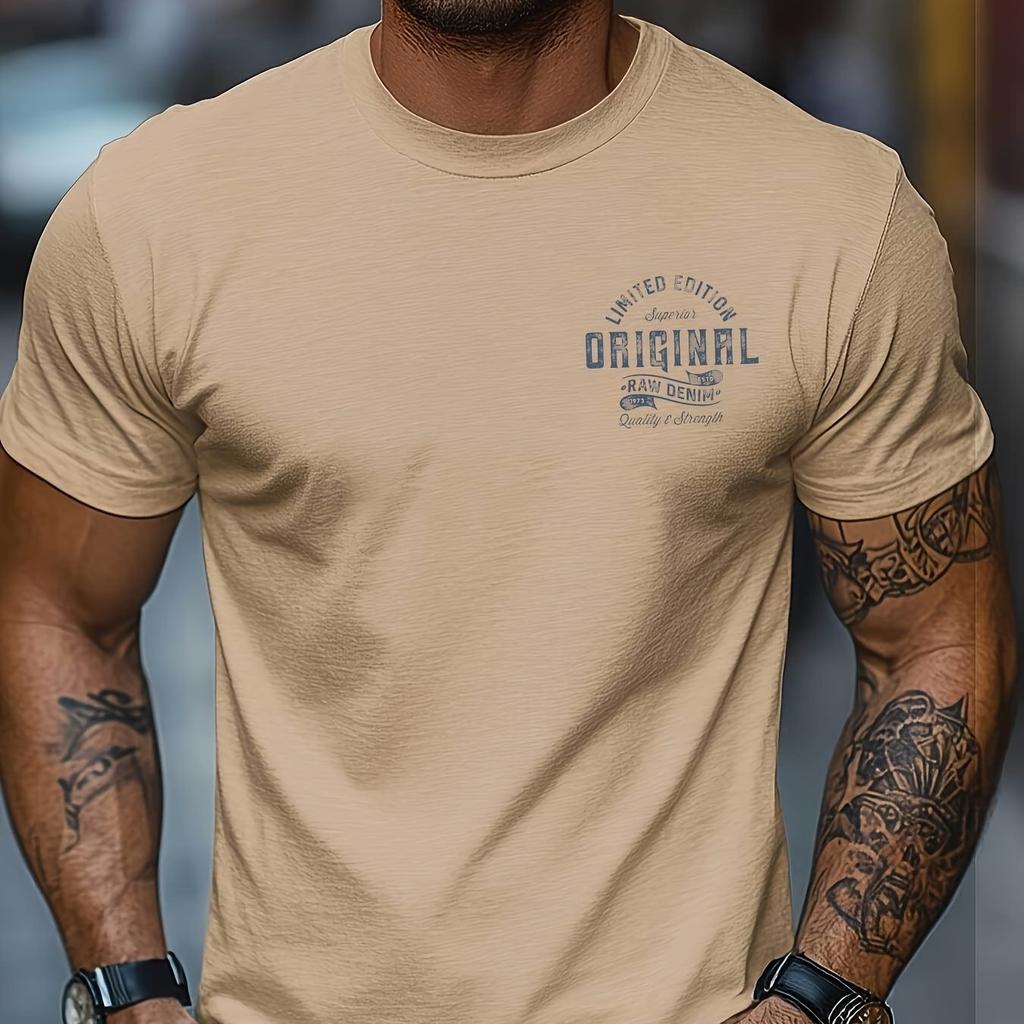 100 pure cotton Unisexs loose Tshirt breathable casual fashion letter pattern printed short sleeved round neck top