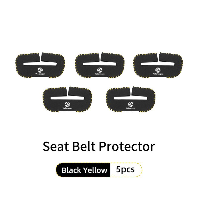 Universal Car Seat Belt Buckle Cover Protector Safety Belt Anti-scratch Cover For VW Scirocco Jetta Beetle Golf Passat Polo wsdm9