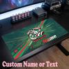 South Sydney Rabbitohs Customized Name Text Mouse Pad, Large Desk Mouse Mat Personalized Home Office Present
