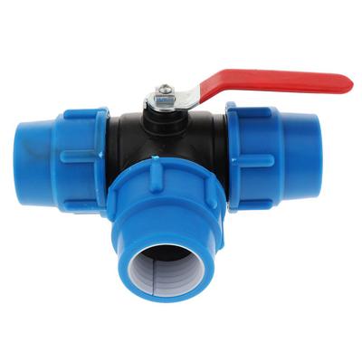 PE Quick Connect Air Push Tube Tee Union Coupler Fitting 32mm/40mm Steel Core