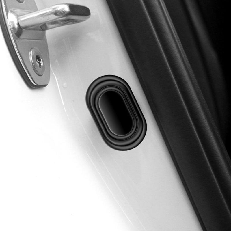 16Pcs Soundproof Car Door Protectors Thickened Silicone Anti Collision Pads Self Adhesive Vibration Damping for Most Car