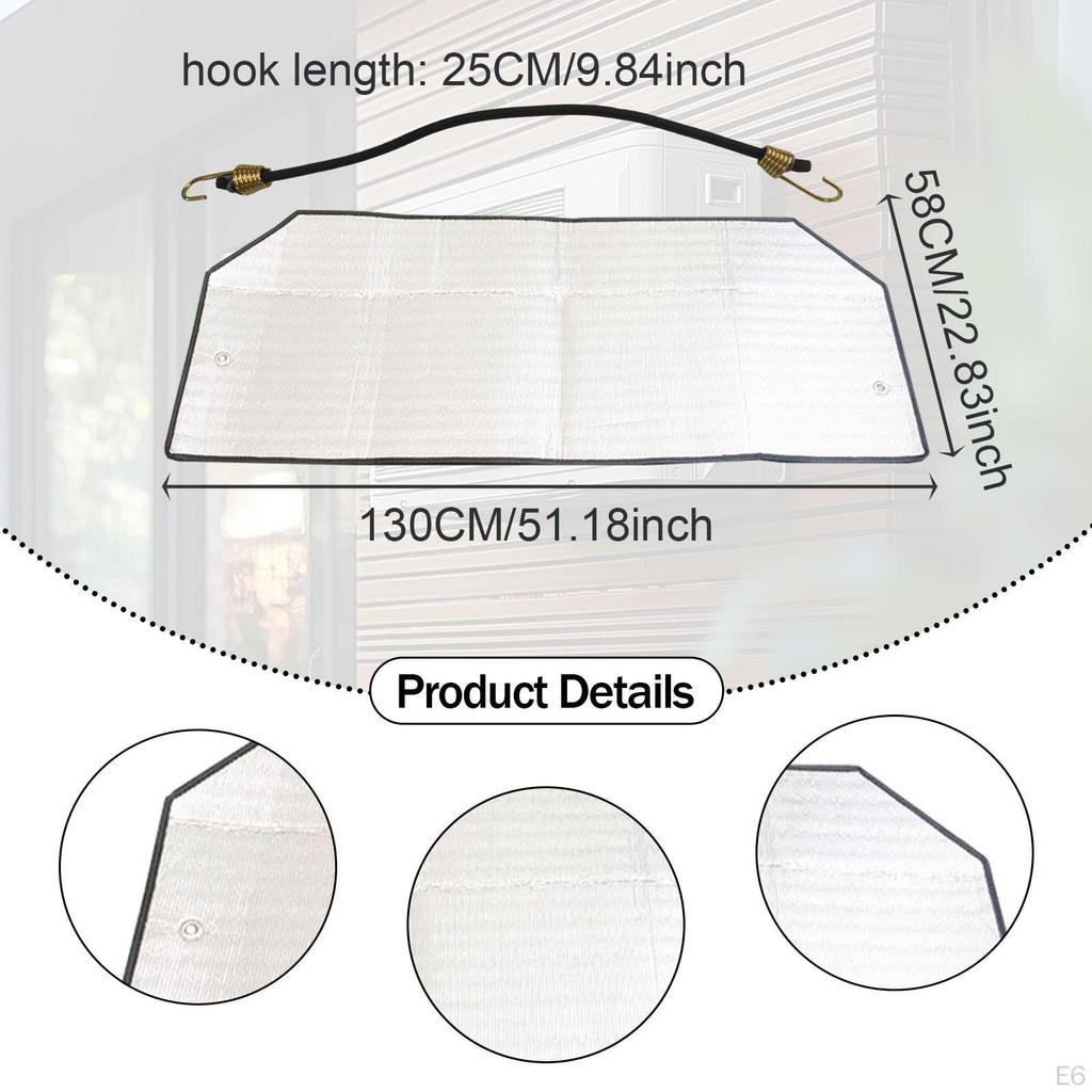 Air Conditioner Cover Protection,Heavy Duty,Dustproof,Air Conditioning Outer Aluminum Film for