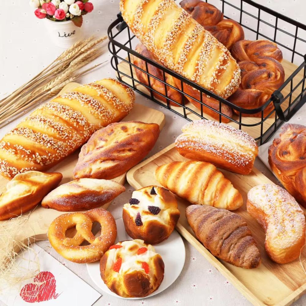 Toys Kids Childrens Artificial Bread Simulation Squeeze Toy Stress Relief Slow Rising Small Toast Sensory Fidget for Anxiety ADHD Adult
