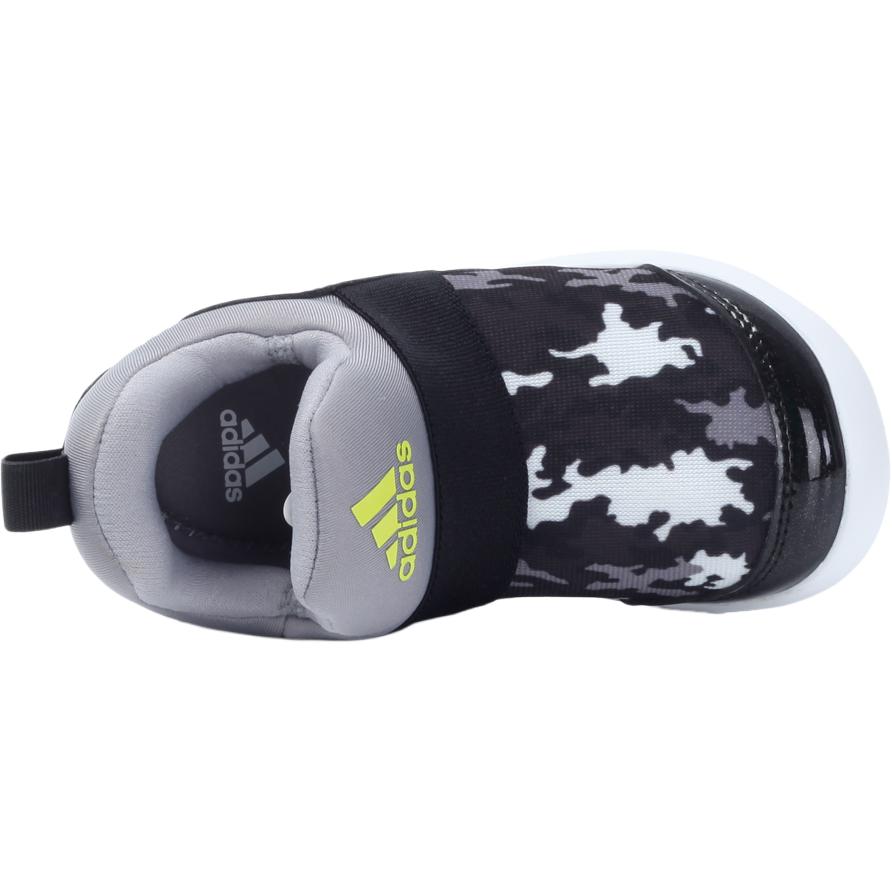 Adidas Rapidazen I Synthetic Leather Fashionable Wear-Resistant Breathable Low-Top Walking Shoes Baby Shoes Black CG3253