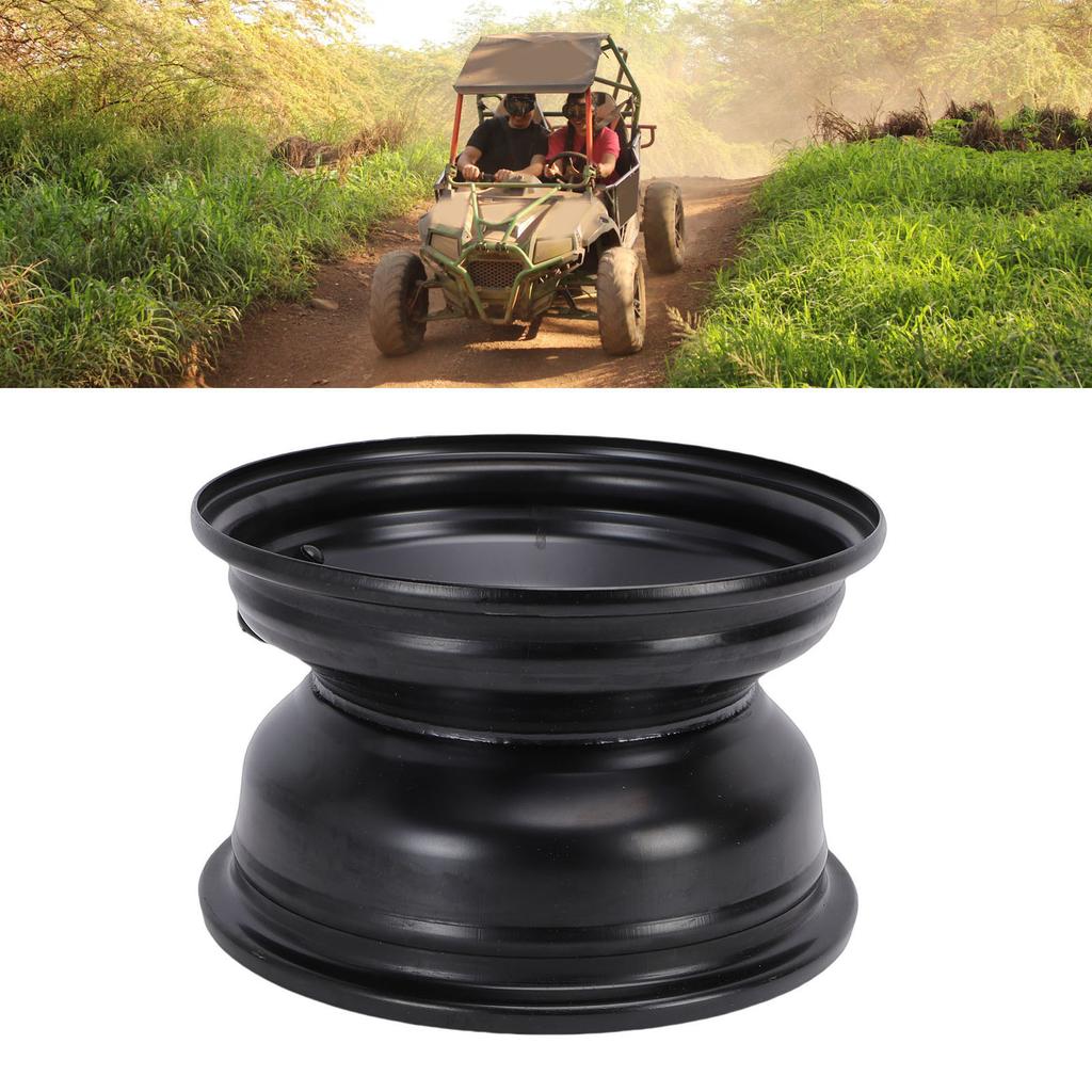 Cerchio Ruota Anteriore ATV da 8 Pollici 19x7-8 19x7.00-8 Cerchio Ruota Go Kart 4 Fori Cerchio Ruota in Acciaio ad Alta Resistenza Mozzo per Moto da Cross Buggy Tosaerba da Guidare