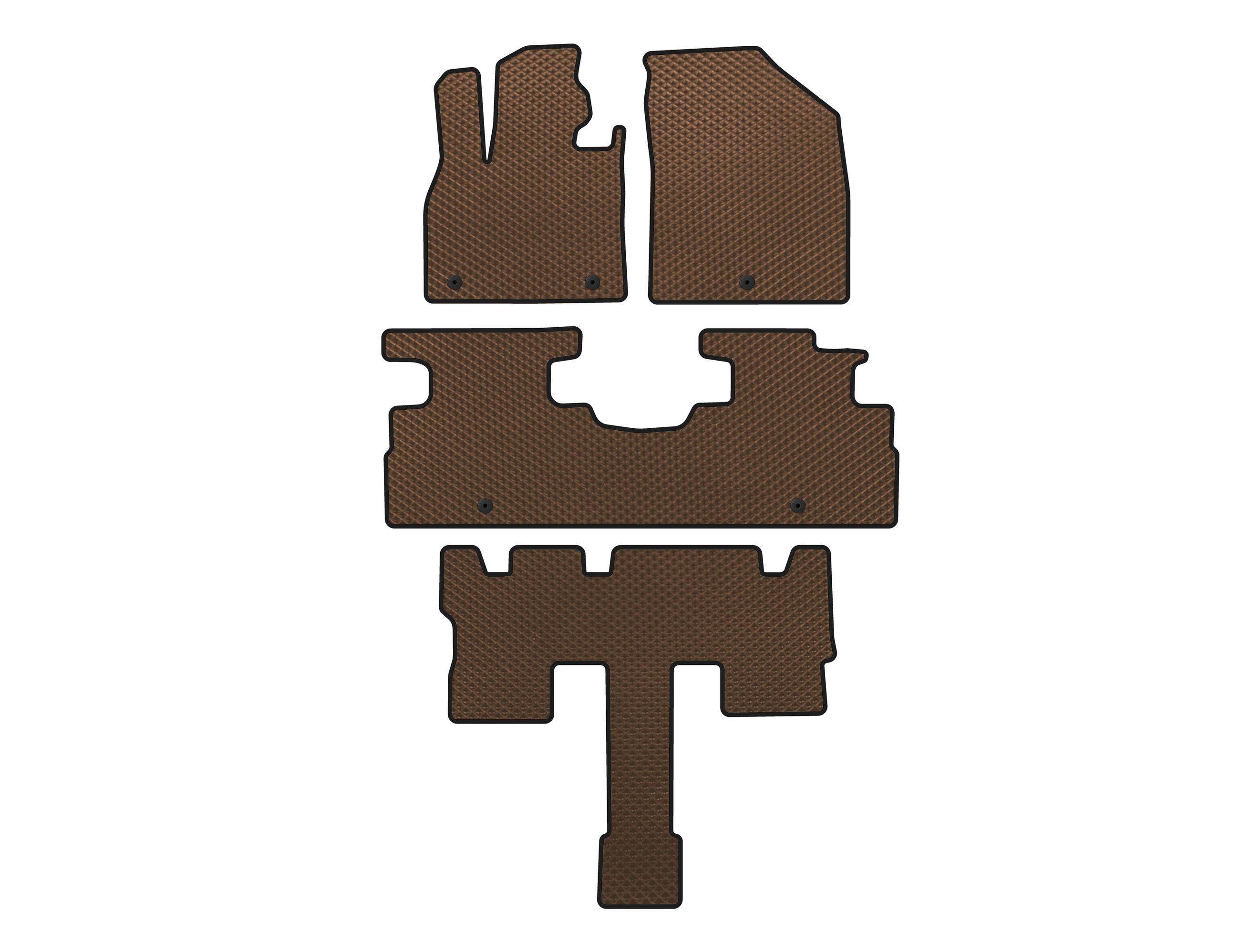 

EVA mats (3 rows, 7-seater, Brown) for Hyundai Palisade
