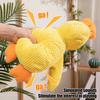 Dog Toys Duck Shape with Sound Chew Toy Soft Safe Odor-Free Interactive Stress Relief Plush Toy for Home