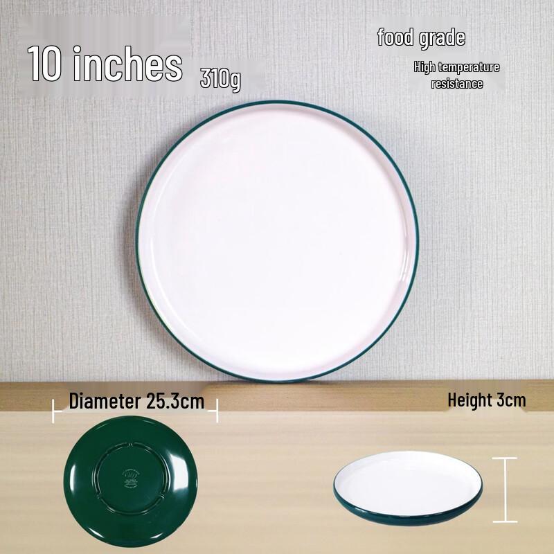 777 Two-Tone Melamine Round Serving Plate