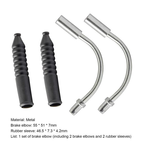 1 Set Brake Noodles Cable Widely Applied No Deformation Good Performance Bike V Brake Noodle Cable Replacement Kit for Mountain Bike