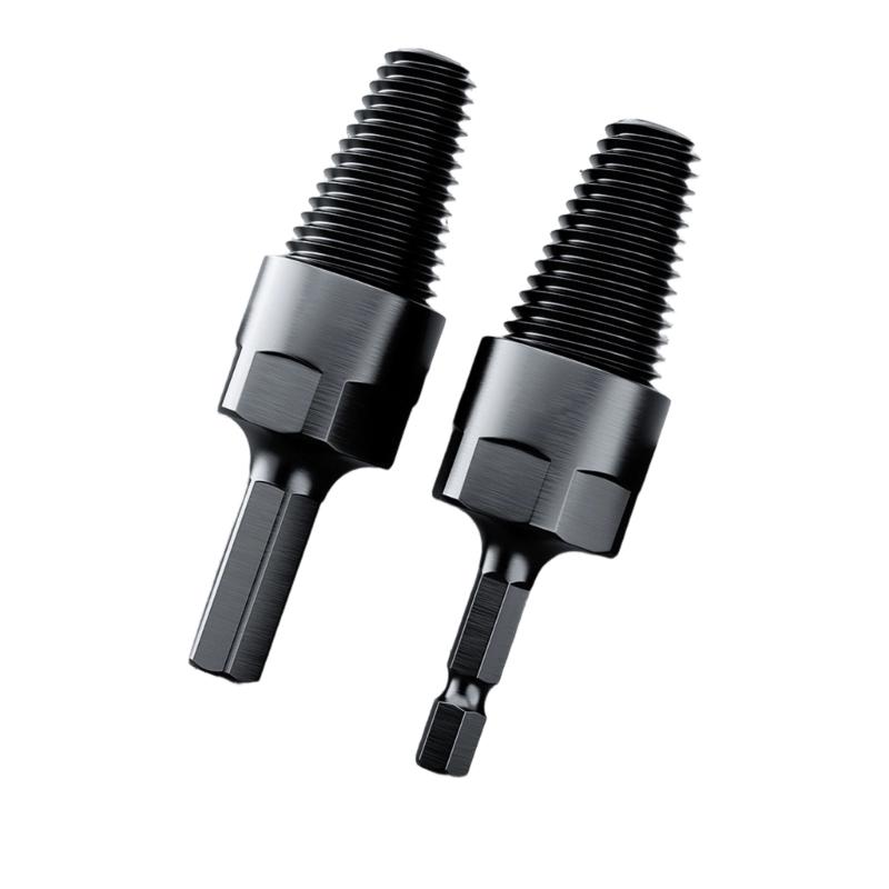 High Carbon Steel Broken Screw Extractor Hexagonal Shank Screw Removers Screw Removal Tool For Water Faucet Repair