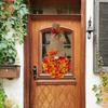 Long Hat Thanksgiving Gnome Wreath Large Size Cloth Maple Leaf Garland Artificial Halloween Door Hanging Decoration Wall
