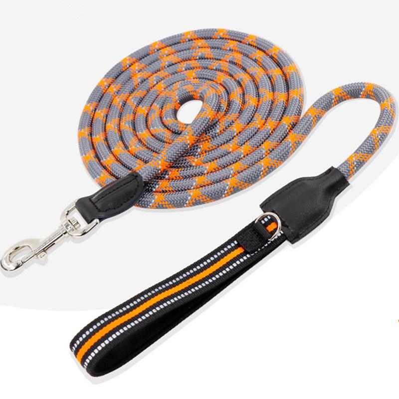 Dog Leash 3m 5m Long Leash for Dog Walking Reflective Dogs Leashes Nylon Large Dogs Rope Running Jogging Soft Handle Pet Chain
