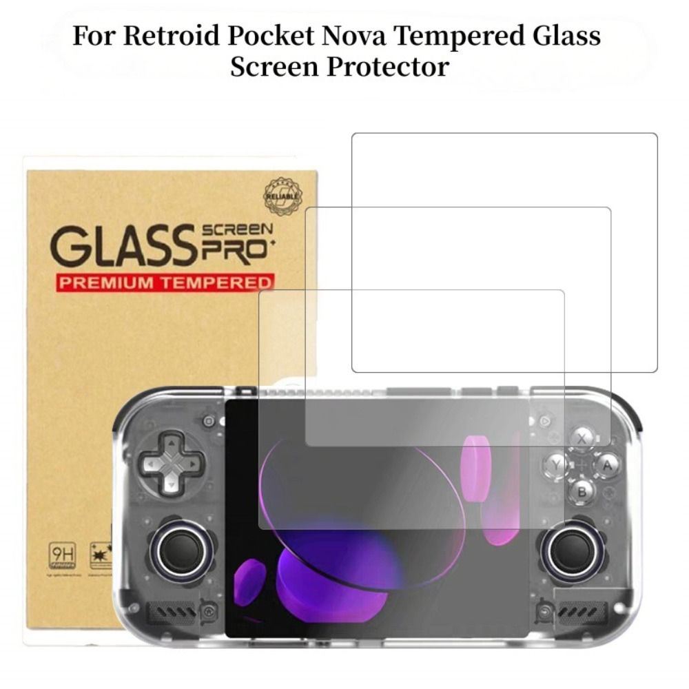 HD Screen Protector 9H Protective Film New Tempered Glass for Retroid Pocket Nova Game Console