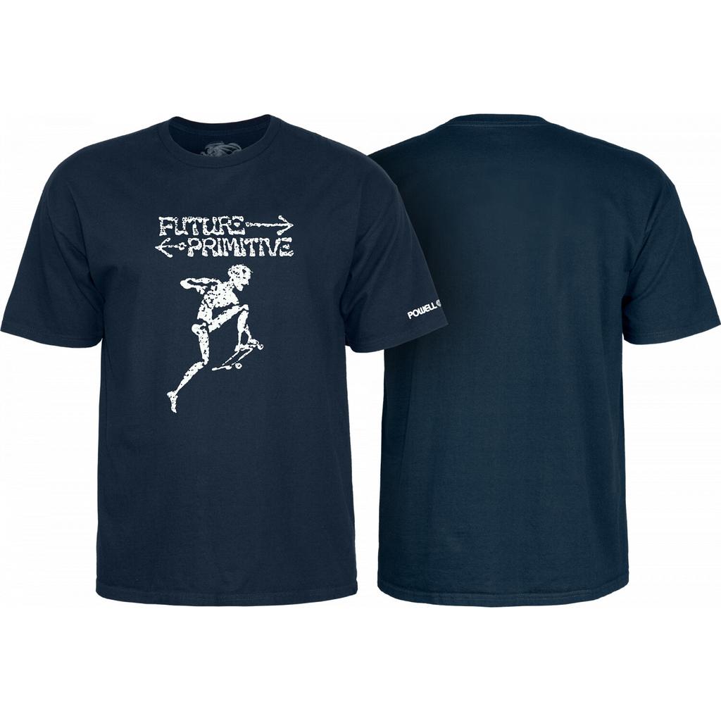 Powell Peralta Skateboard Shirt Future Primitive Marineblau Unisex T-Shirt