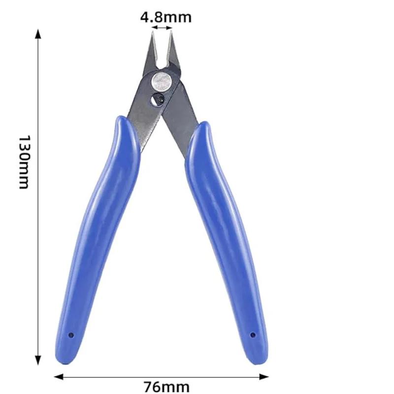 

Универсальные кусачки для проволоки DIY триммер диагональная боковая резка кусачки для кабеля мини-ножницы кусачки для заподлицо триммер для дома ручные инструменты синий синий