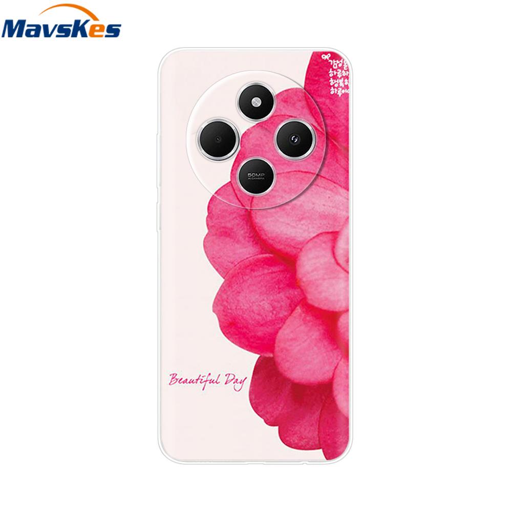 

For Xiaomi Poco C75 Case Cute Cat Butterfly Clear Silicon Phone Cover For Poco C75 Case For Xiomi Poco C75 C 75 Funda Bag Bumper Poco C75