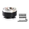 Motorsport Quick Release Steering Wheel Hub Mechanism Aluminum Adapter Accessories, for Various Models Easy Installstion