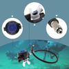 2nd Stage Diving Regulator with Transparent Mouthpiece, Adjustable, Underwater