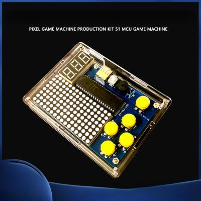 Pixel Game Console Production Kit 51 MCU Game Console, Tetris DIY Parts