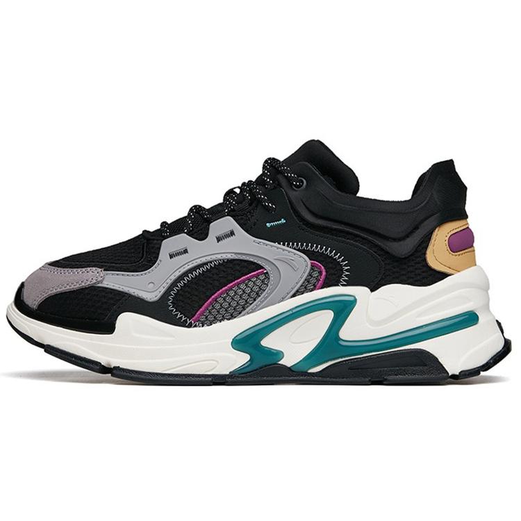 

New Anta Millennium 3.0 Low Top Casual Shoes Men s Black Gray Yellow 112148890-5 40