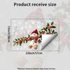 Swinging On A Swing, Snowman Christmas Static Window Sticker Does Not Damage Glass In The Living Room Window