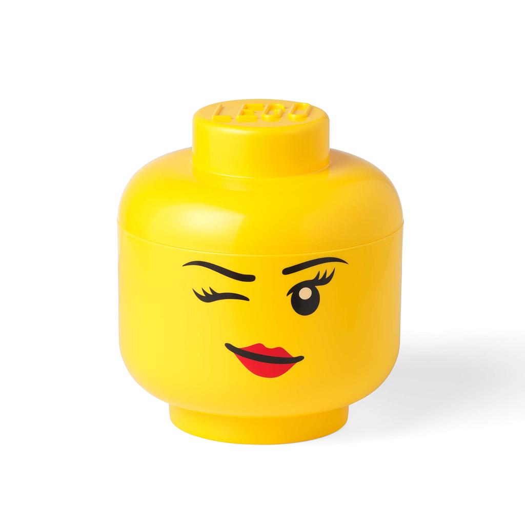 Room Copenhagen Lego Storage Winky Winking Head, Large,