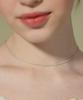 Bonbeau Snowflower Silver Chain Necklace 925 Silver Snowflower Italian Chain Choker Necklace