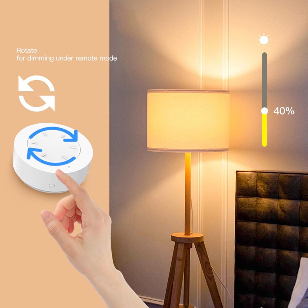 For Zigbee Smart Knob Switch with Remote Control and One Touch Operation Streamlining Smart Home Lighting Adjustments