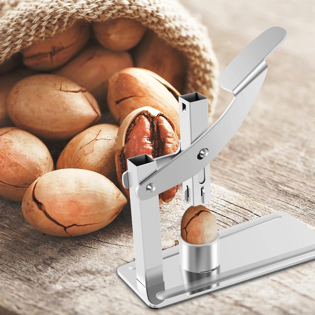 Chestnut Cracker Stainless Steel Press Nut Cracker Labor-Saving Chestnut Cutter Pecans Walnut Opener Chestnut Clip Kitchen Tools